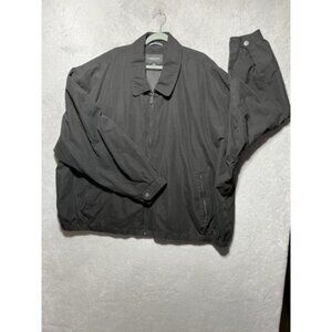 London Fog Collection Men's 5XL Black Sueded Golf Jacket